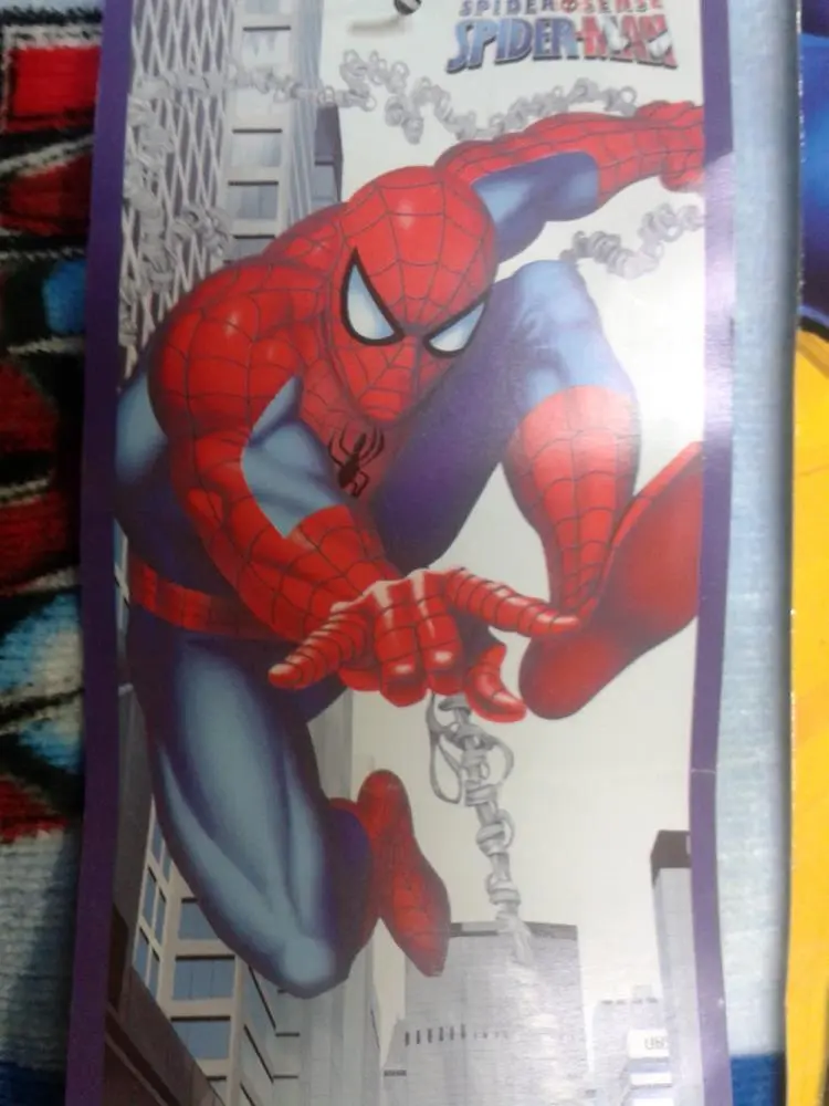 Toalha de Praia Spiderman Edifícios