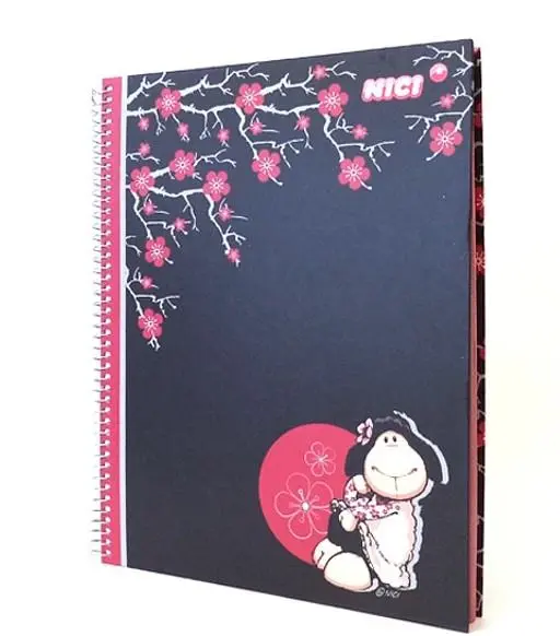 Caderno A4 Pautado c/Espirar- Jolly Lynn Trendy - Nici