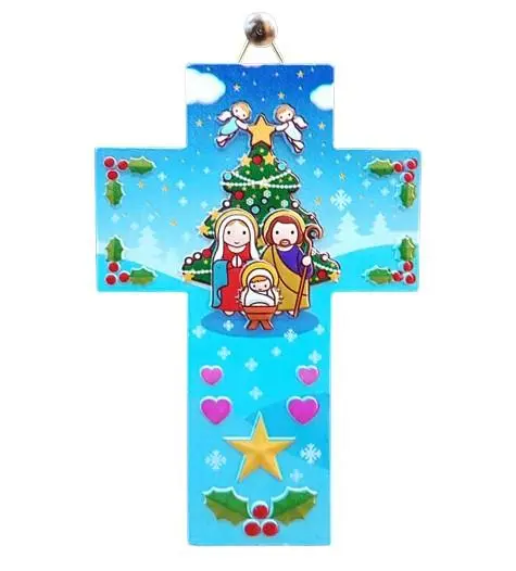Cruz 3D Noite Feliz Natal - Little Drops of Water