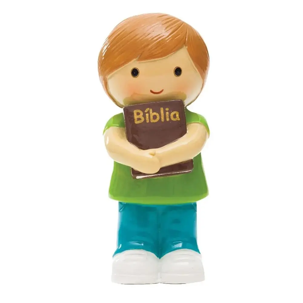 Little Drops of Water - Menino c/ Bíblia T-Shirt Verde