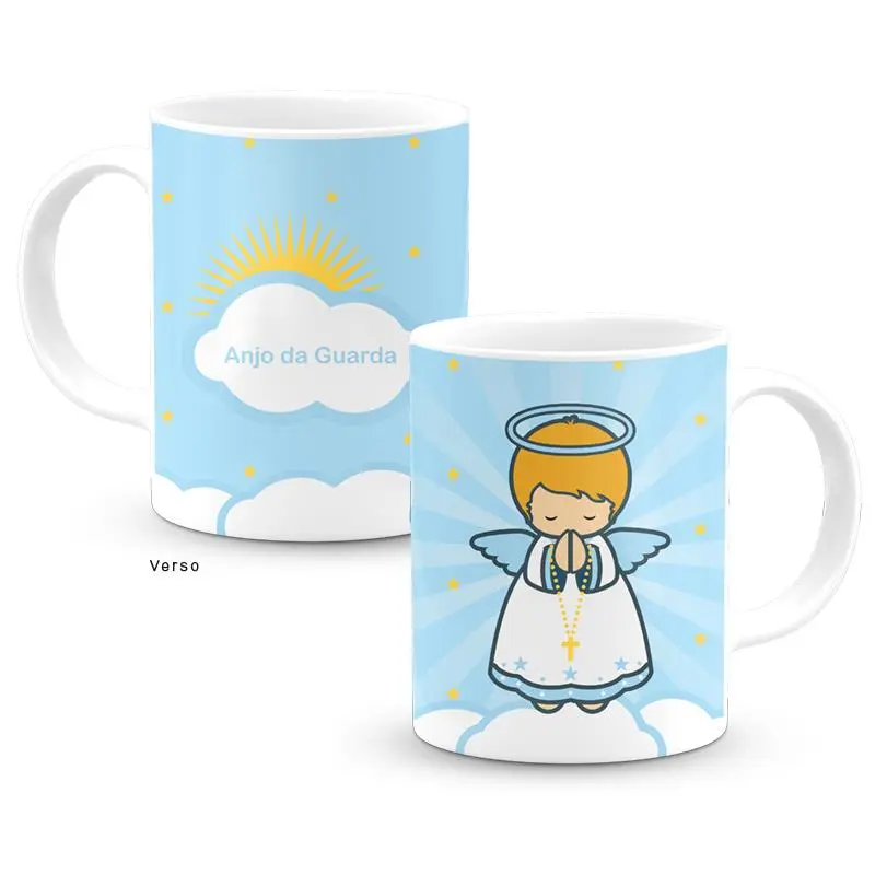 Caneca Anjo da Guarda Azul Little Drops of Water