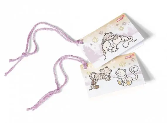 Set Cartões de Presente Leopardo - Snow Dreams - NICI