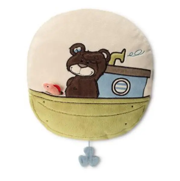 Almofada Red. /30cm Urso Castanho Escuro - Classic Bear 7 - NICI