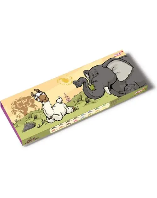 Caixa 8 Lápis de Cor Nici Wild Friends