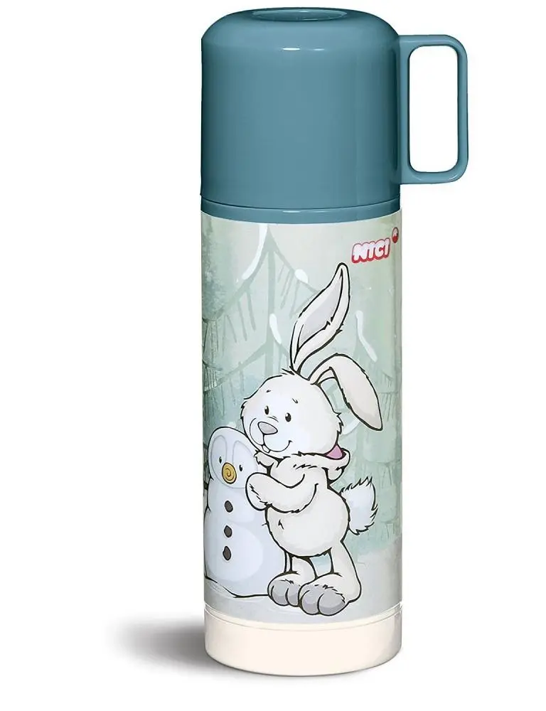 Garrafa Térmica 400ml Pinguim Jori e Coelho Linni- Winter 2015 - NICI