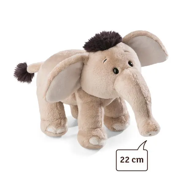 Peluche em Pé Elefante El-Frido c/ Guizo - Wild Friends - NICI