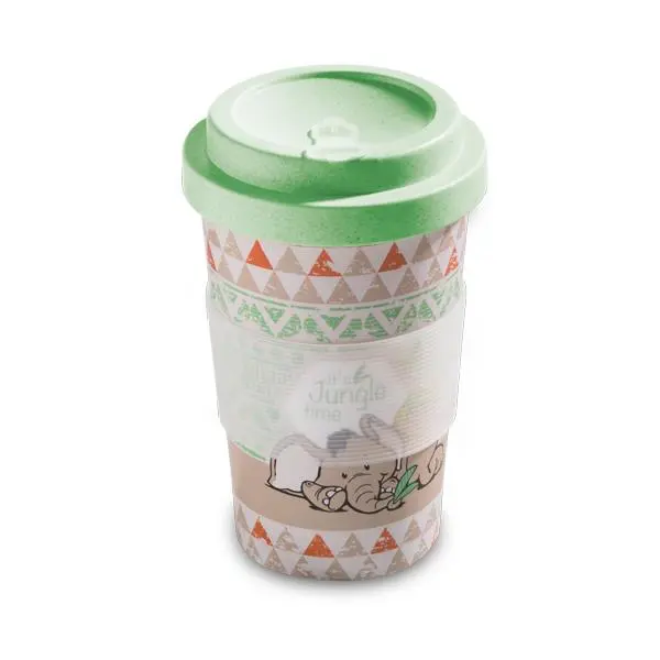 Copo c/ Tampa Bamboo Elefante El-Frido - Wild Friends - NICI