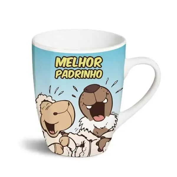 Caneca "Melhor Padrinho"- Fancy Mug - NICI