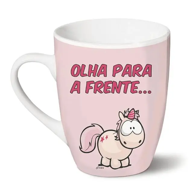 Caneca "Olha para a Frente... Senão podes Cair"- Fancy Mug - NICI