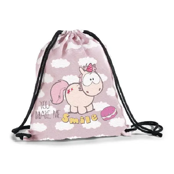 Saco de Desporto Unicórnio NICI - Rosa You Make me Smile Cloud Dreamer