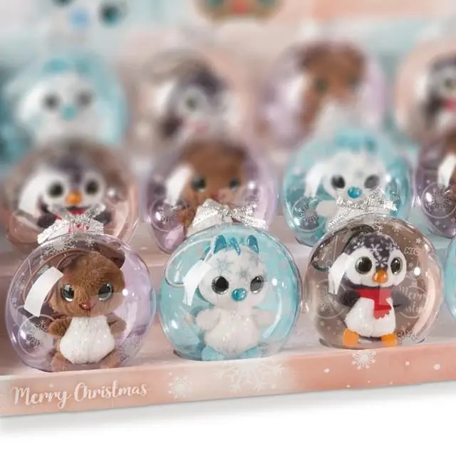 Peluche em Bola Decorativa Nicidoos Xmas 3 Motivos 7cm - Nici