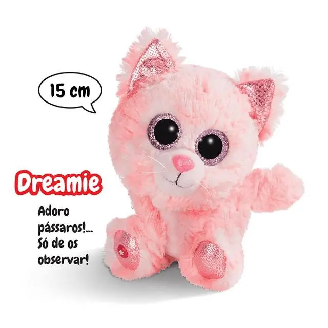 Peluche Gato Dreamie 15cm - Glubschis