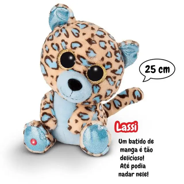 Peluche Leopardo Lassi 25cm - Glubschis