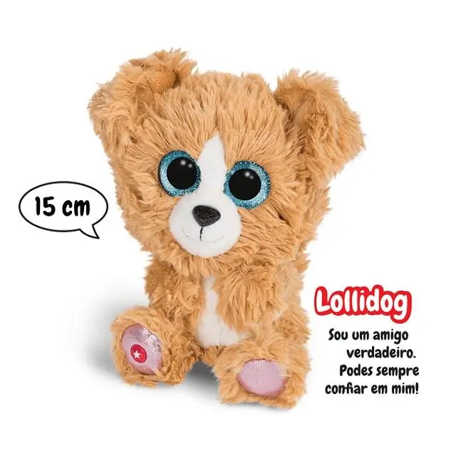 Peluche Cão Lollidog15cm - Glubschis