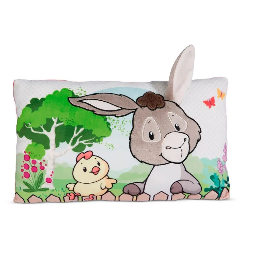 Almofada Rectangular Burro Donkeylee 45x25cm - Nici - Farm Friends