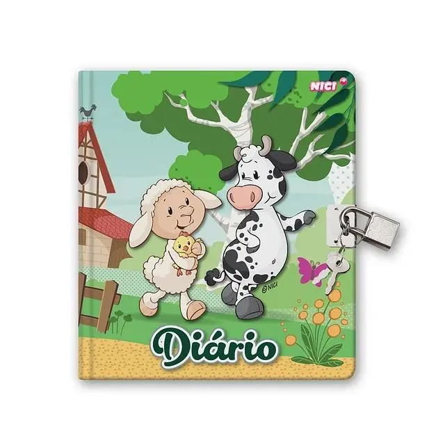 Diário c/ Cadeado Farm Friends - Nici