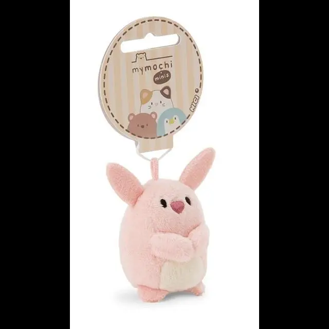 Mymochi Yummi NICI - Coelho Pibu Rosa, 5cm c/ Header