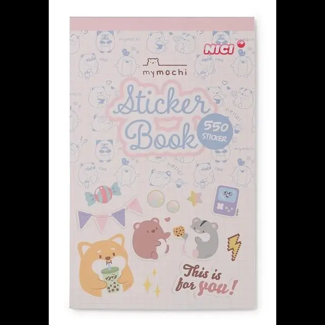 Nici - MyMochi - Livro de Autocolantes (20 páginas c/ 550 unids)