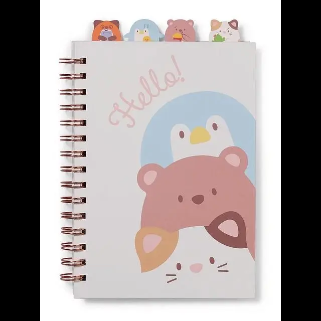 NICI - Mymochi - Caderno Esoiral (15x21 cm, 80 folhas)