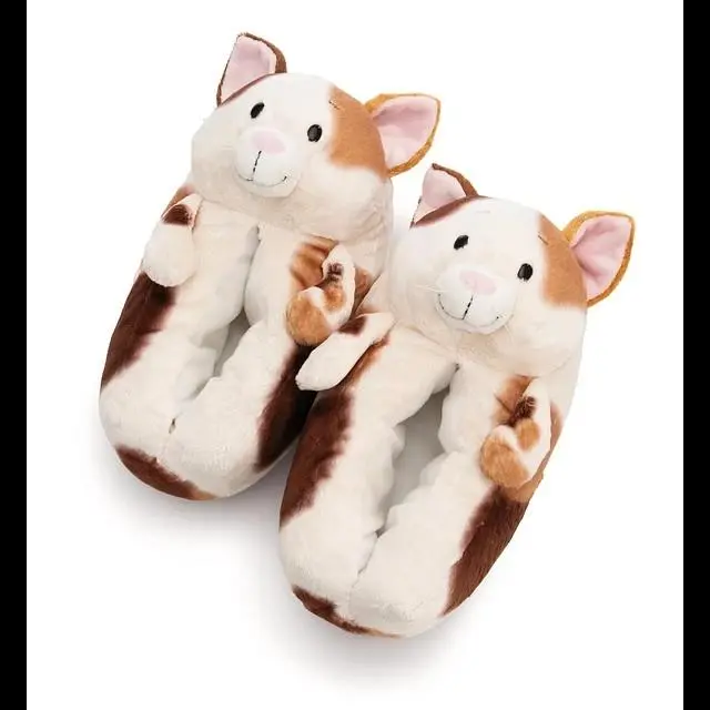 NICI - Homies - Pantufas Gato Tricolor Tam. M (36-39)