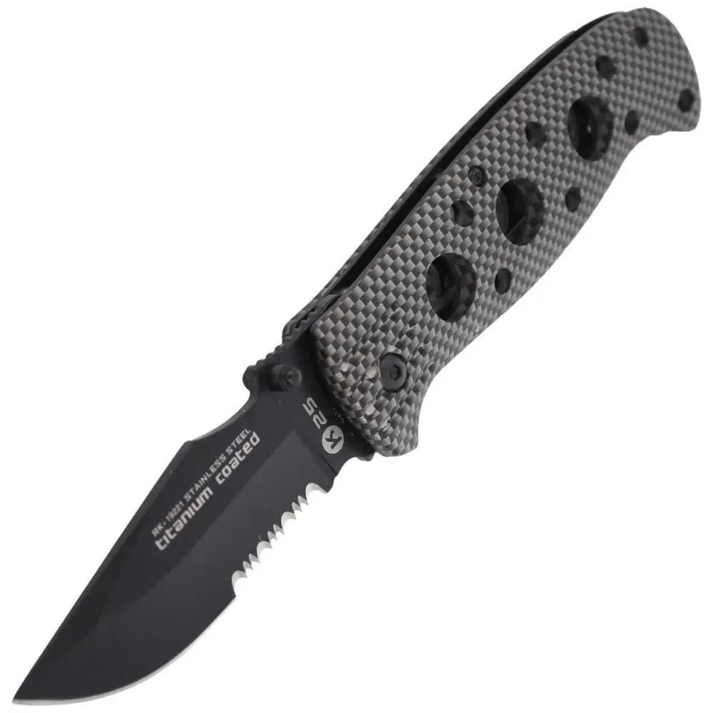 Navalha K25 8.5cm Cinza c/ Grelha