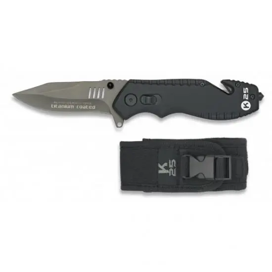 Navalha K-25 Rui 8cm Preta Mate