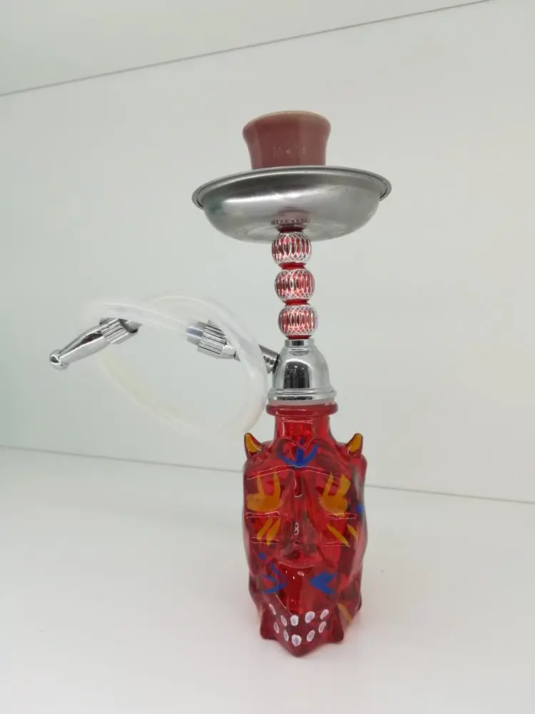 Cachimbo de Água Caveira Vermelha 1 Mangueira