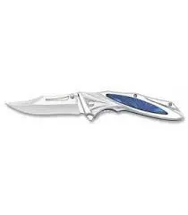 Navalha Albainox em Metal Prateada C/ Azul 8.3 cm