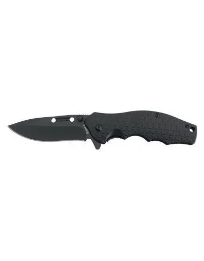 Navalha 8,5cm Preta C/ Padrão 3D - Albainox