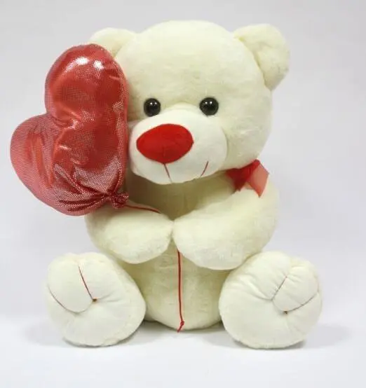 Peluche Urso c/ Balão de Coração 48cm