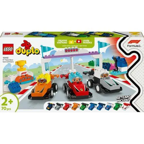 F1® Carros e Pilotos das Equipas (70 pcs) - Duplo - Lego