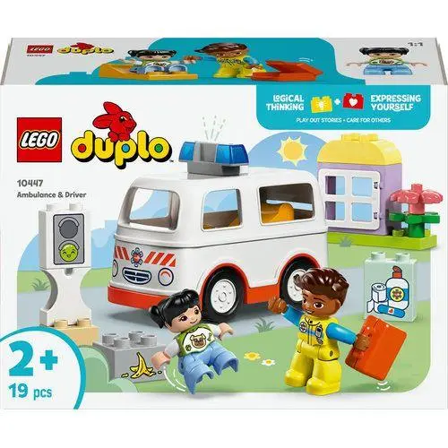 Ambulância e Condutor (19 pcs) - Duplo - Lego