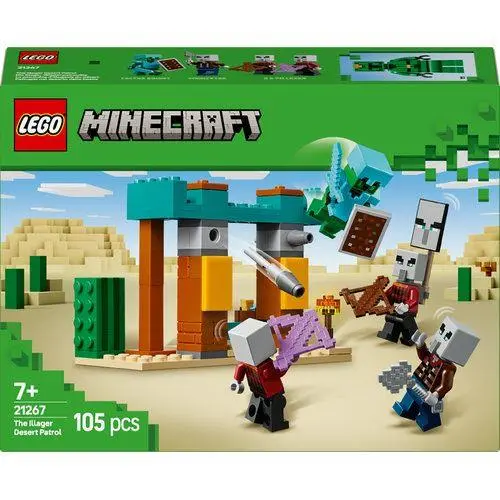 A Patrulha do Deserto Illager (105 pcs) - Minecraft - Lego
