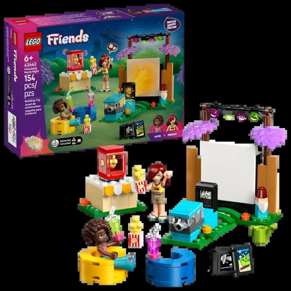 Lego - Friends - Noite de Filmes e Amizade (154 pcs)