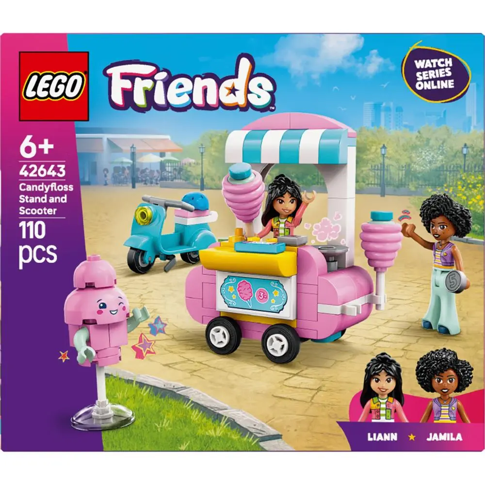 Barraquinha de Algodão-Doce e Scooter (110 pcs) - Friends - Lego