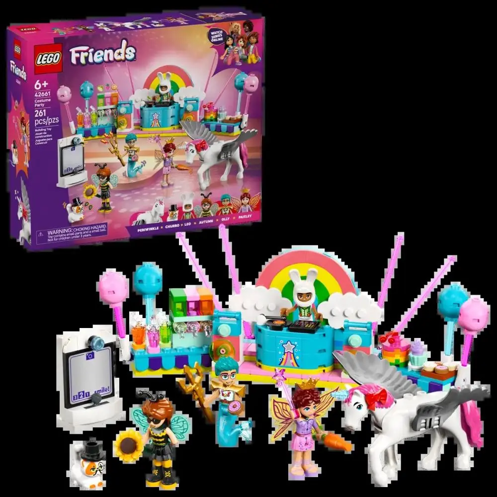 Lego - Friends - Festa de Disfarces com Unicórnio e Fada (261 pcs)