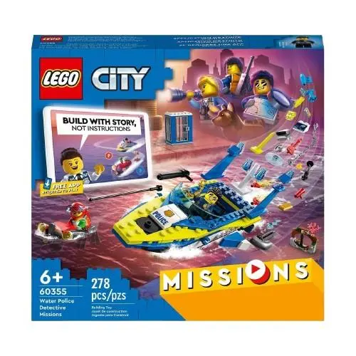 Missão Investigação da Polícia Marítima (278 pcs) - Lego City