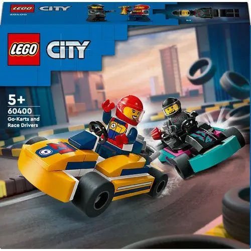Carros de Karting e Pilotos (99 pcs) - City - Lego