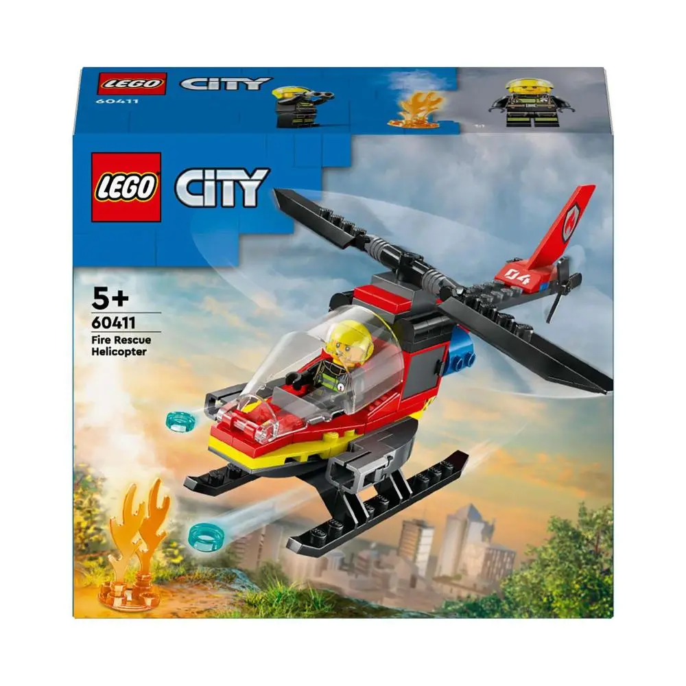 Helicóptero de Resgate dos Bombeiros (85 pcs) - City - Lego