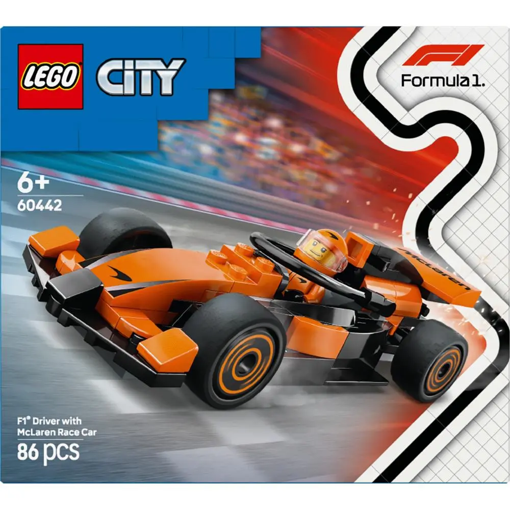 Piloto de F1® com Carro de Corrida McLaren (86 pcs)  - City - Lego