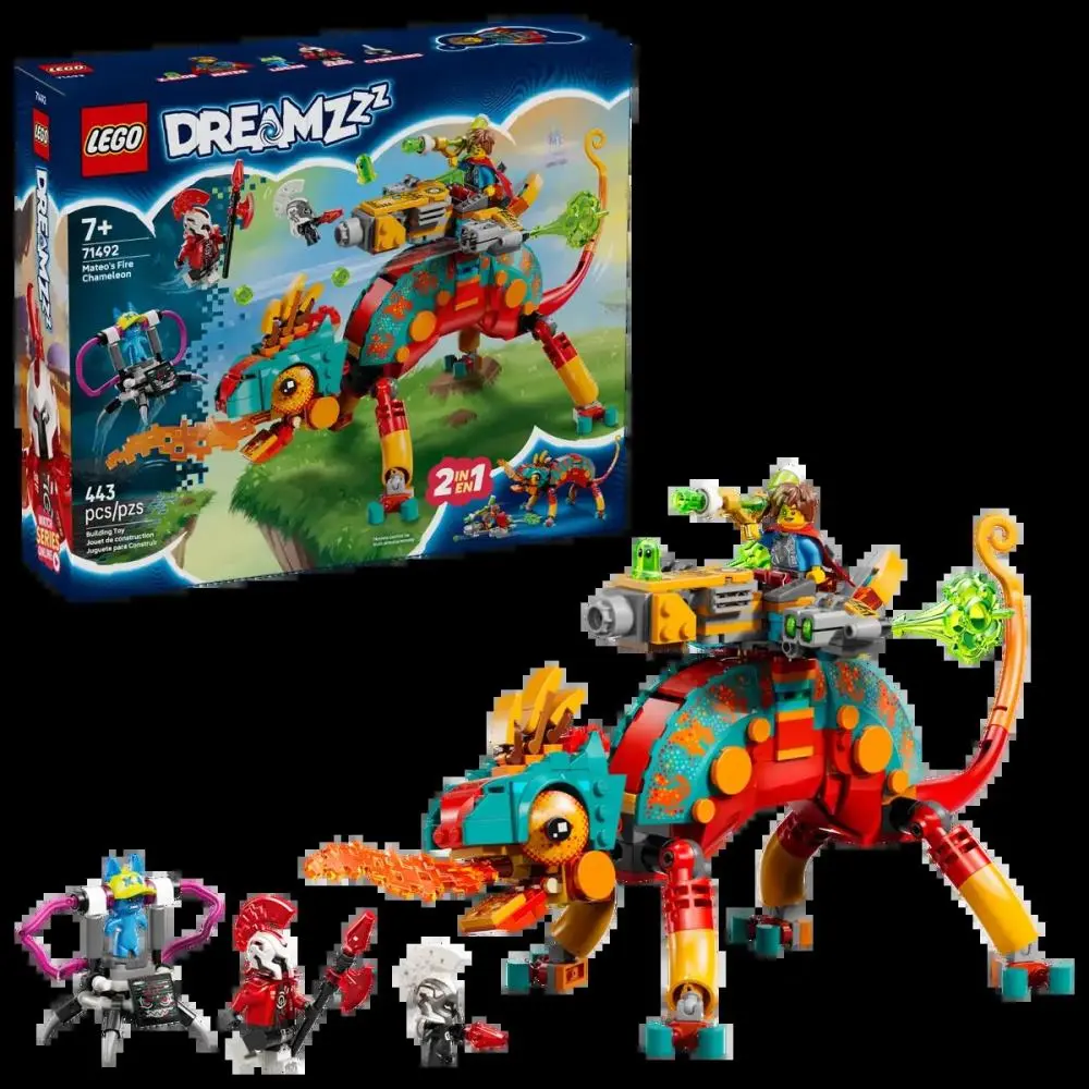 Lego - Dreamzzz - Camaleão de Fogo do Mateo (443 pcs)