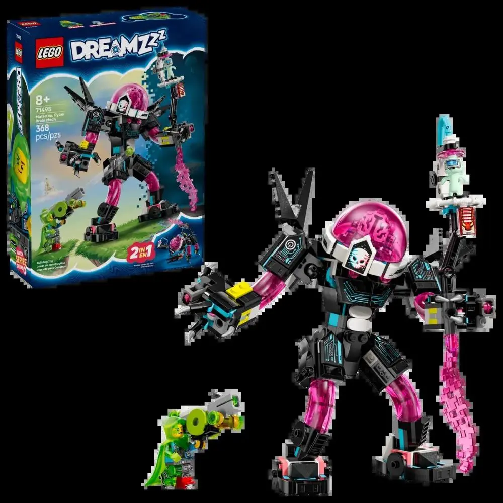 Lego - Dreamzzz - Mateo contra Robô de Cérebro Cibernético (368 pcs)