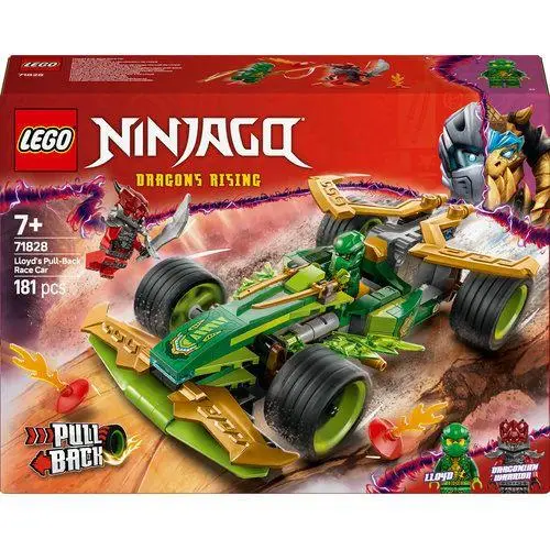 Carro de Corrida Pull-Back do Lloyd (181 pcs) - Ninjago - Lego