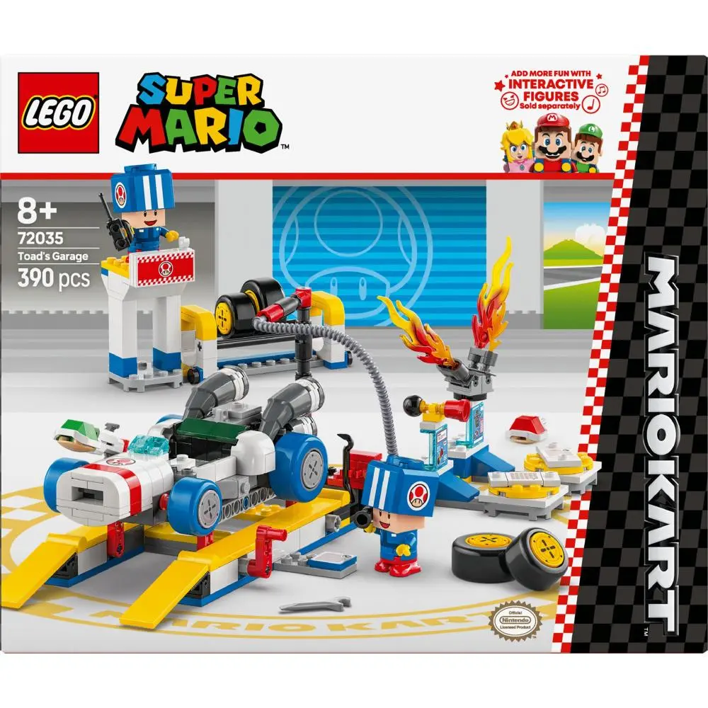 Mario Kart™ – Garagem do Toad (390 pcs) - Super Mario - Lego