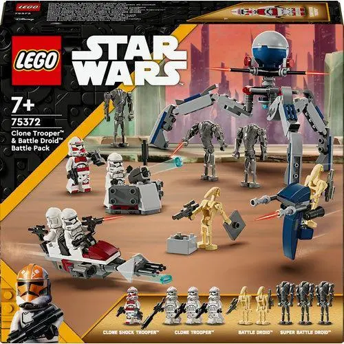 Pacote de Combate Clone Trooper™ e Battle Droid™ (215 pcs) - Star Wars - Lego