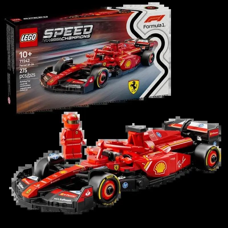 Lego - Speed Champions - Carro de Corrida Ferrari SF-24 F1® (275 pcs)