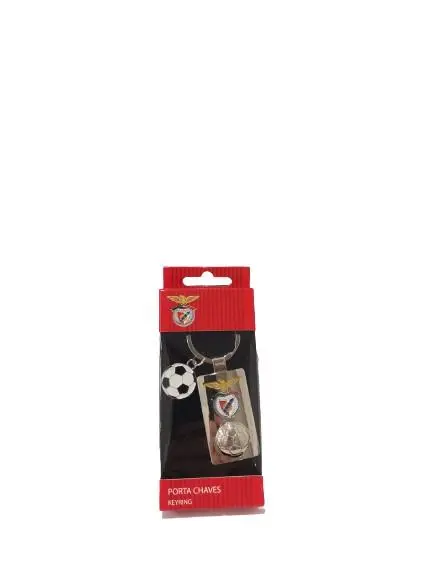 Porta-Chaves placa c/ bola relevo SLB - Benfica