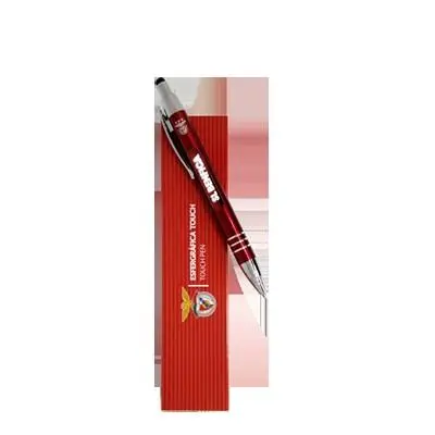 Esferografica Benfica Vermelha Luz Branca