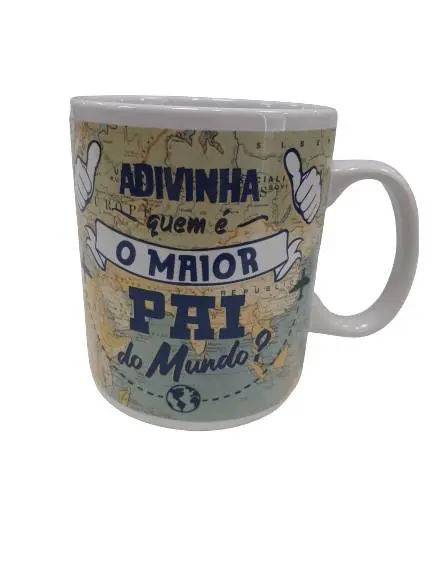 Caneca Gigante "Adivinha Pai" - Pai