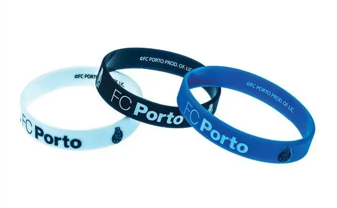 Pack de 3 Pulseiras em Silicone - FC Porto